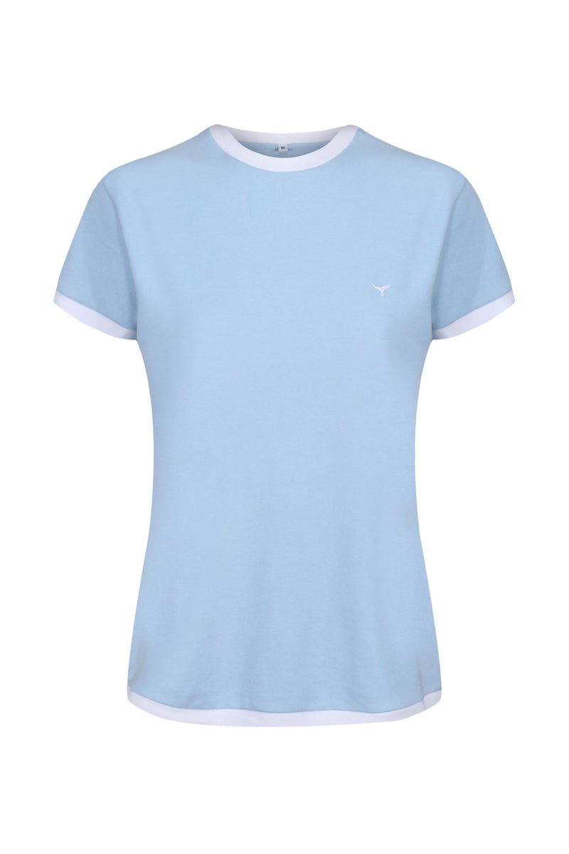 Brancaster T-Shirt - Blue - Whale Of A Time Clothing