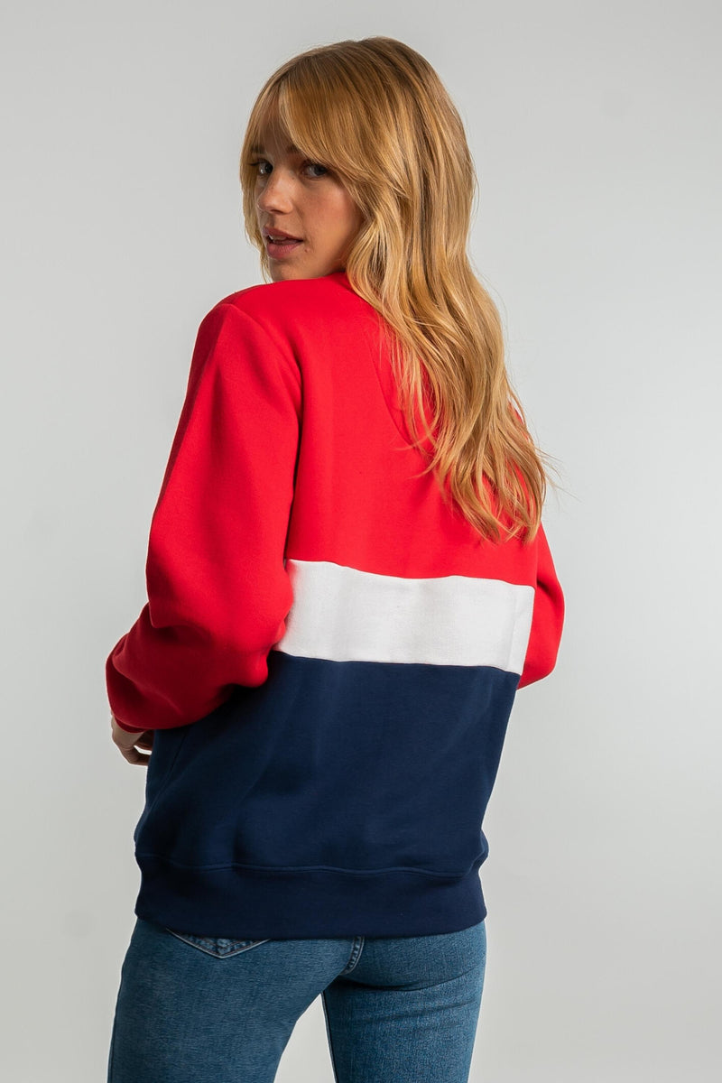 Atlantic Unisex Sweatshirt - Red - Whale Of A Time Clothing