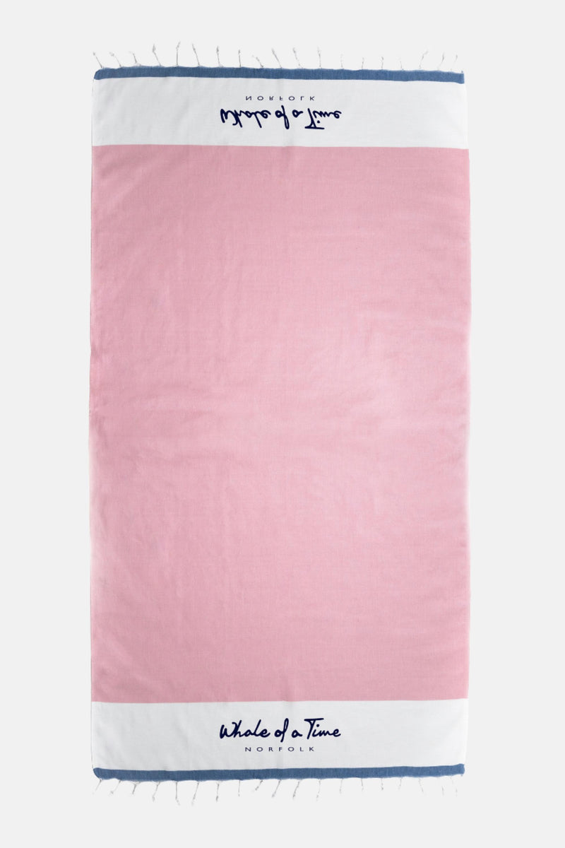 Santorini Hammam Towel - Pink - Whale Of A Time Clothing