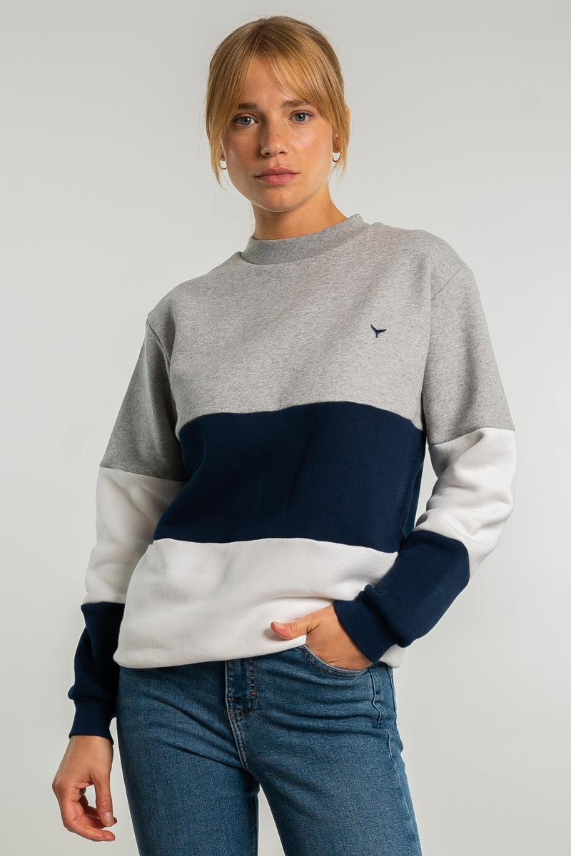 Baleen Unisex Sweatshirt - Grey - Whale Of A Time Clothing