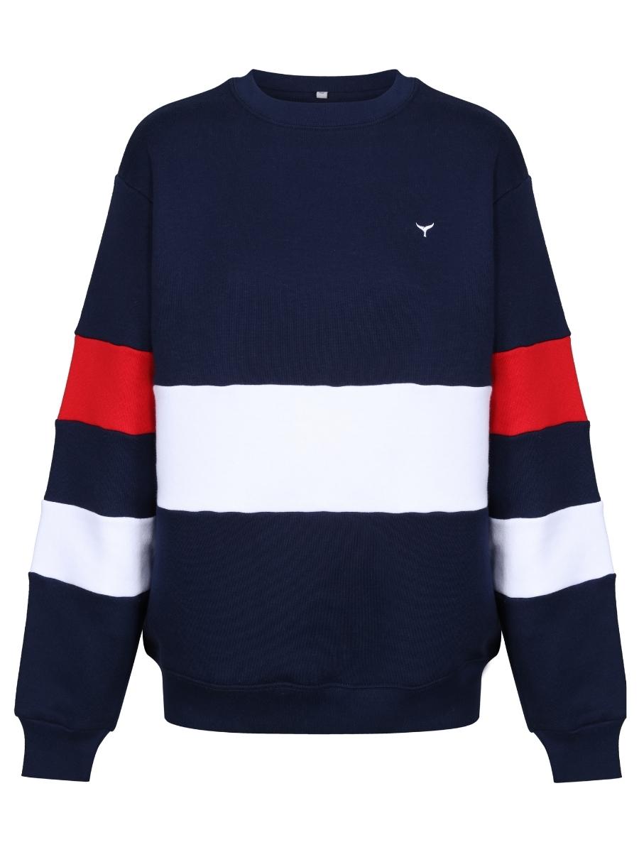 Minke Sweatshirt - Navy - Whale Of A Time Clothing