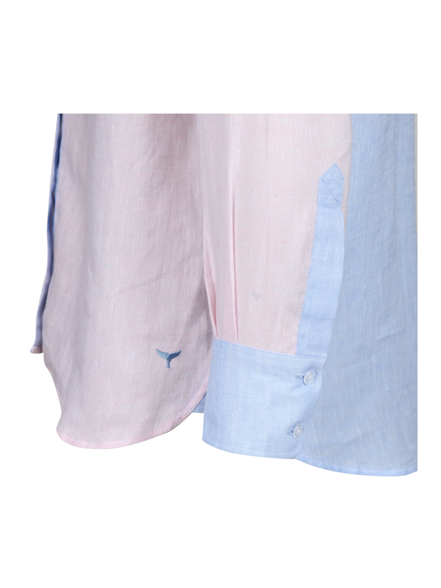 Linen Shirt - Pink - Whale Of A Time Clothing