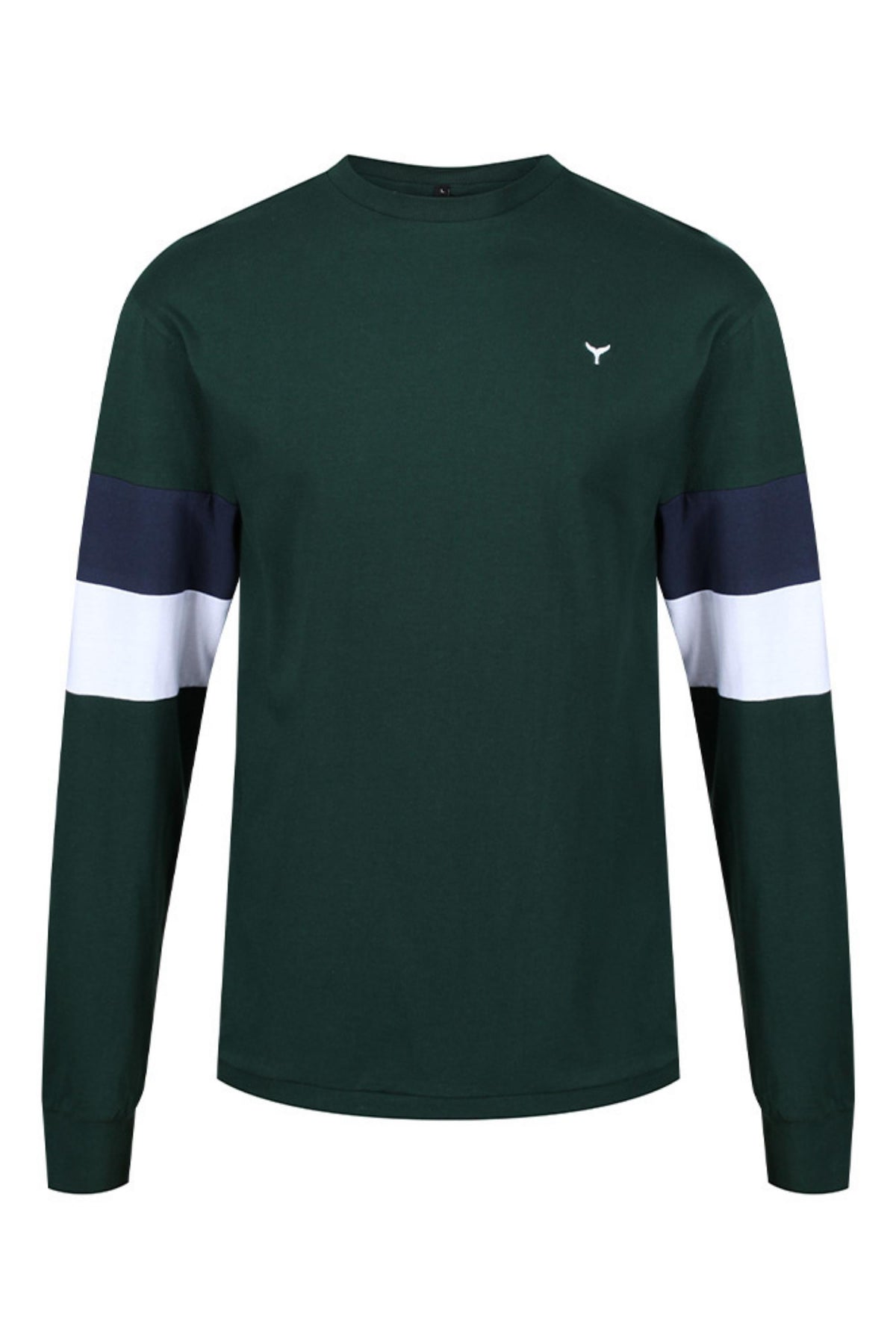 Thornham Unisex Long Sleeved T-Shirt - Green - Whale Of A Time Clothing