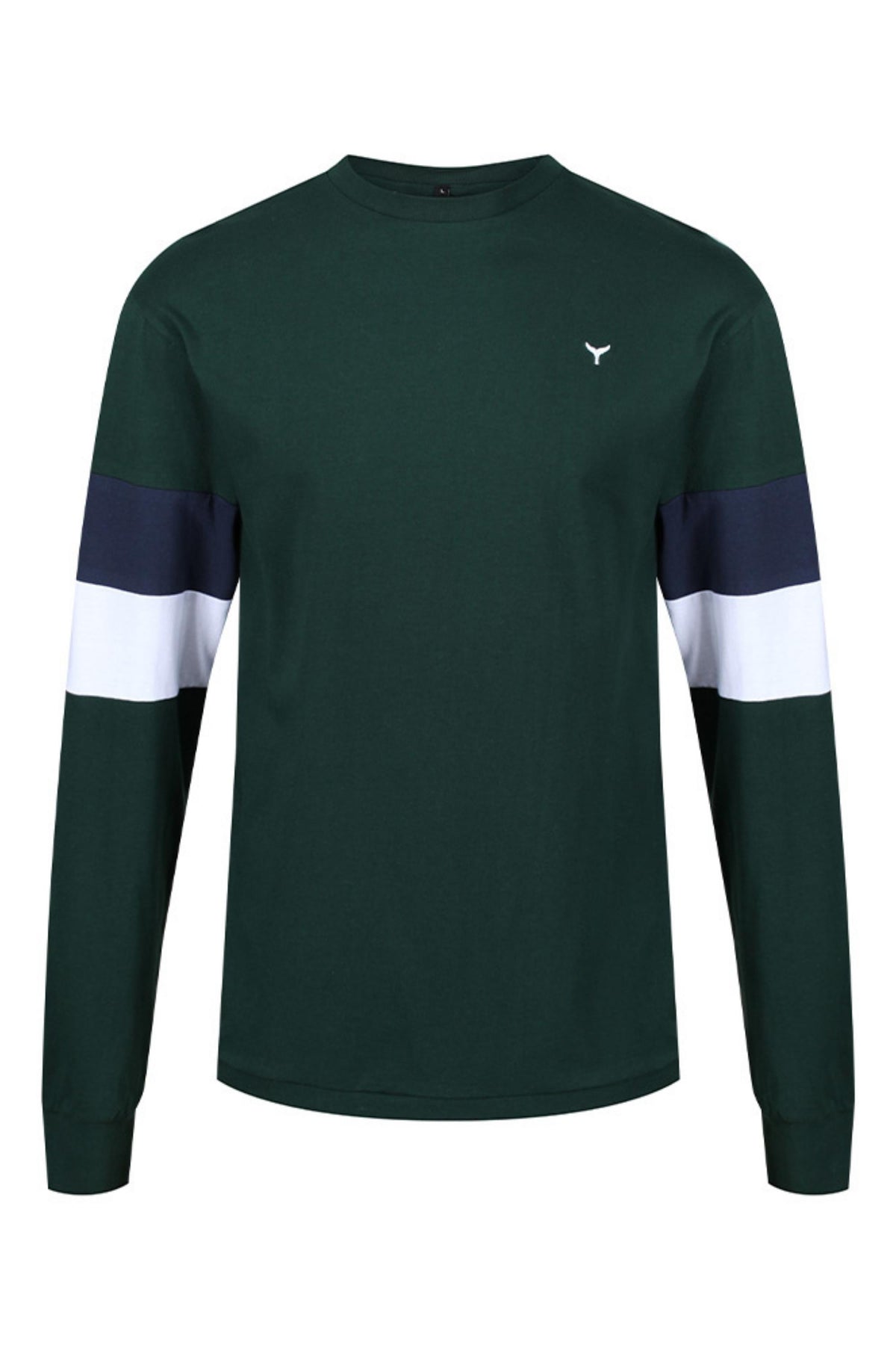 Thornham Unisex Long Sleeved T-Shirt - Green - Whale Of A Time Clothing