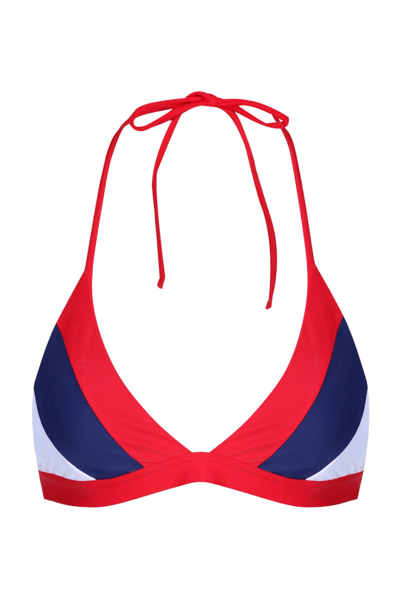 Riviera Bikini Top - Red - Whale Of A Time Clothing