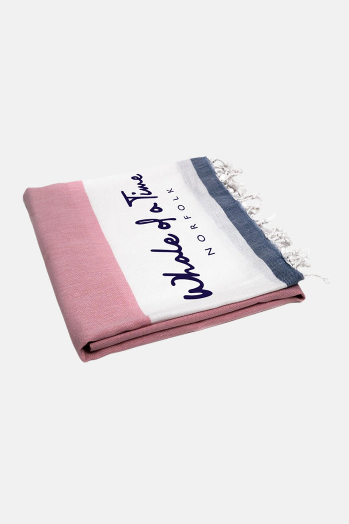 Santorini Hammam Towel - Pink - Whale Of A Time Clothing