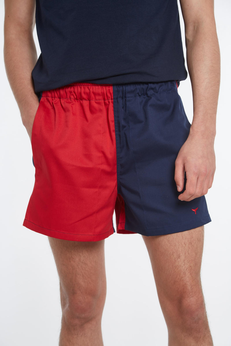 Rugby Shorts - Red - Whale Of A Time Clothing