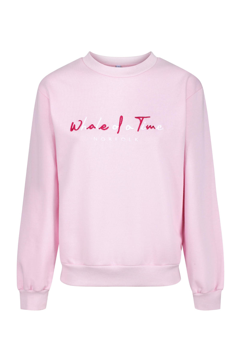 Basics Unisex Sweatshirt - Pink - Whale Of A Time Clothing