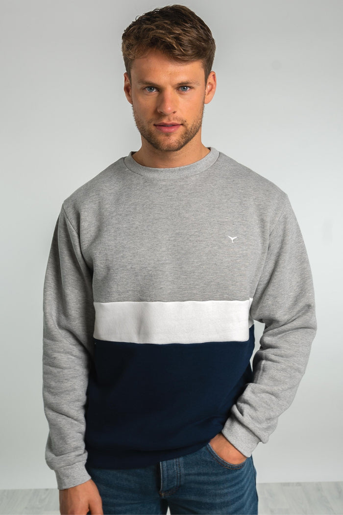 Atlantic Unisex Sweatshirt - Grey - Whale Of A Time Clothing